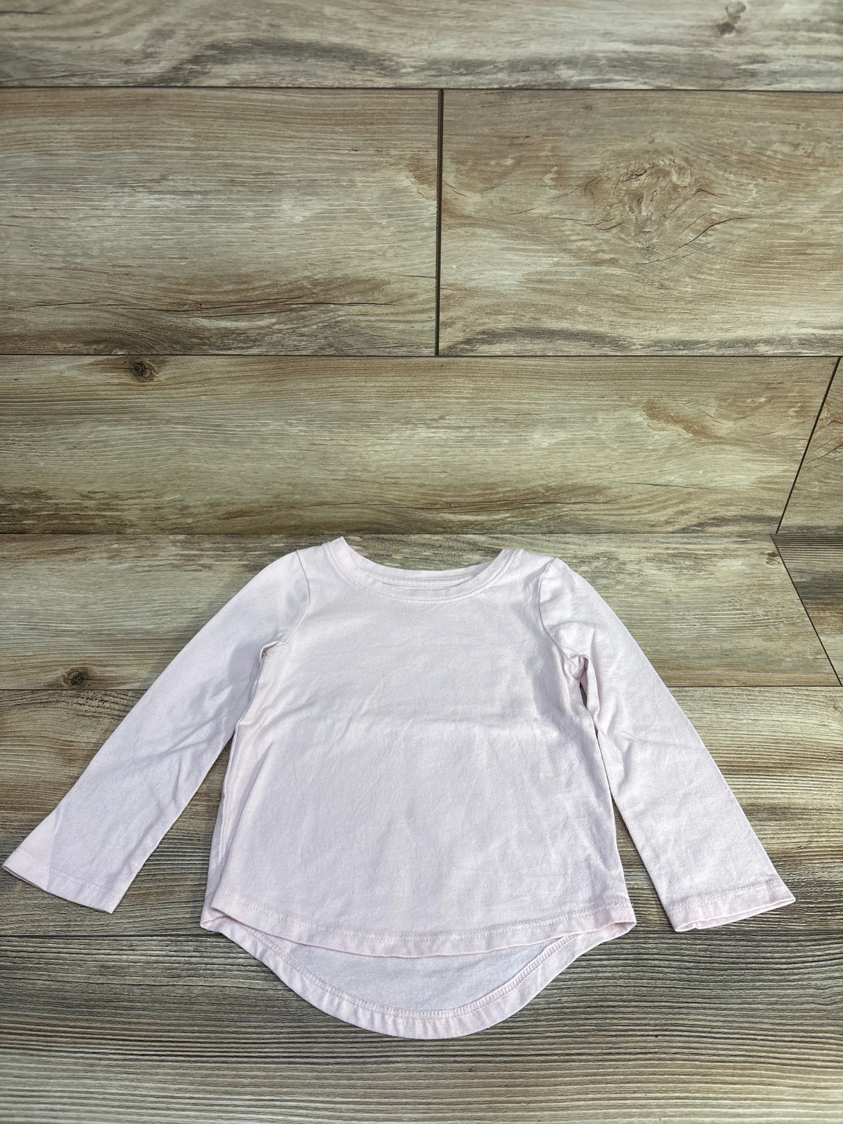 Cat & Jack High Low Long Sleeve Shirt Pink sz 2T