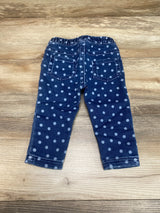 Cat & Jack Polka Dots Jeggings Blue Sz 6-9m