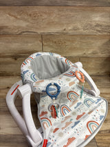Fisher Price Sit-Me-Up Floor Seat in Rainbow Showers