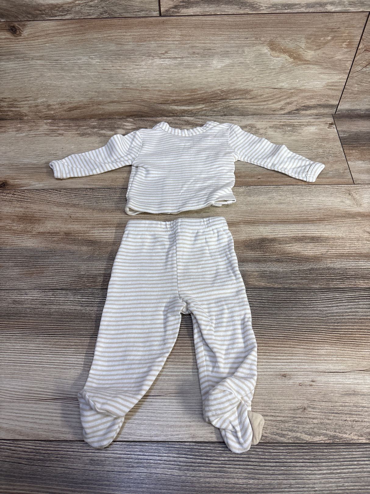 Koala Baby 2pc Striped Kimono Bodysuit & Footed Pants Set White sz Newborn