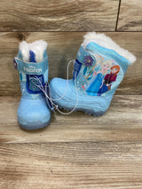 NEW Toddler Girls' Frozen Light-Up Winter Snow Boots sz 6c