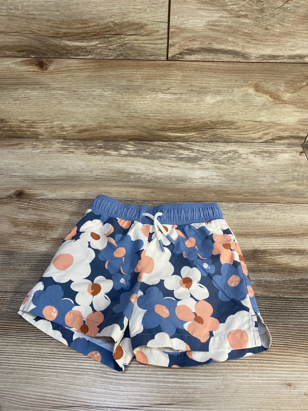 Little Co. Floral Swim Trunks Blue sz 2T