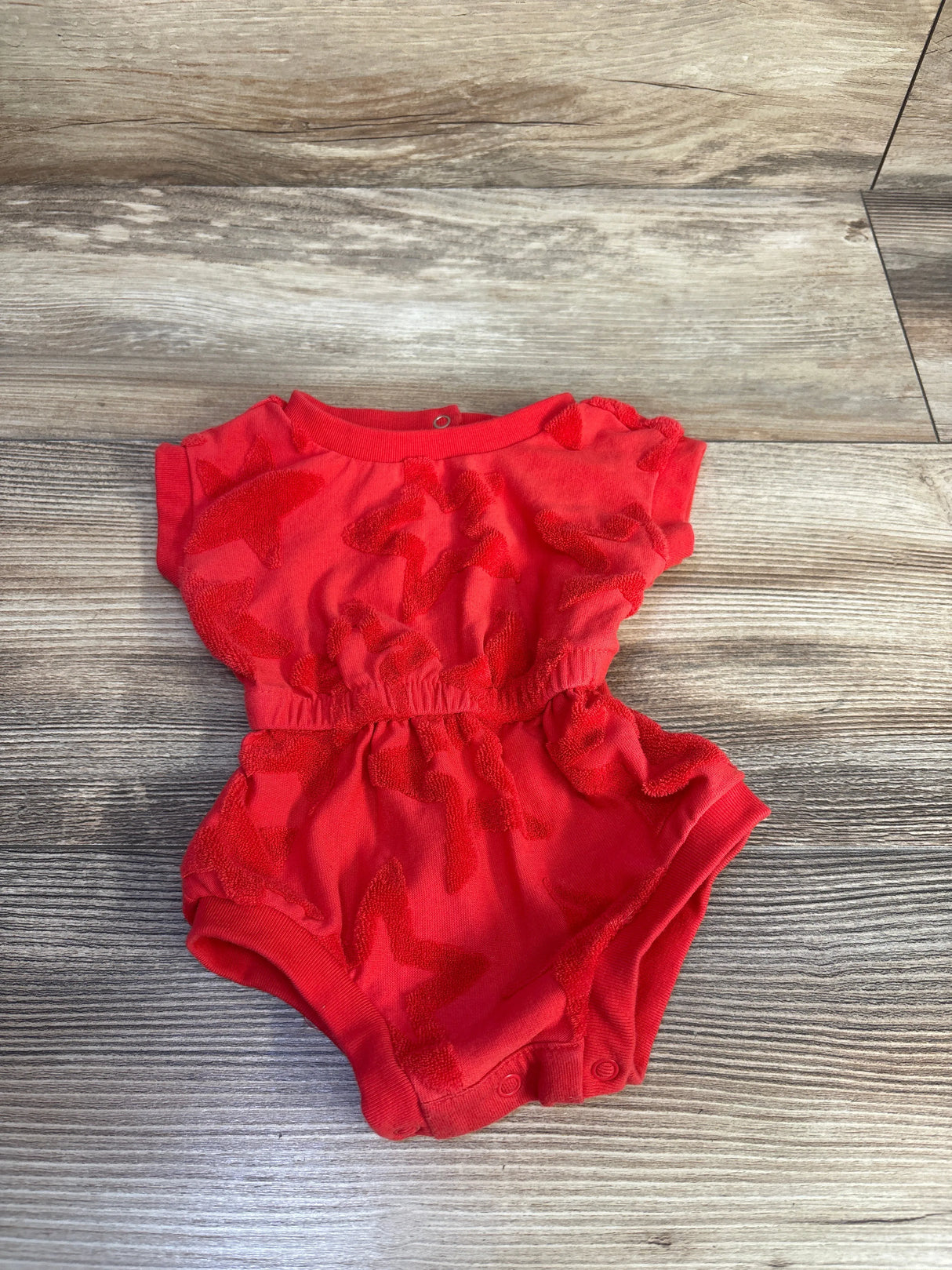 Cat & Jack Terry Star Romper sz Newborn