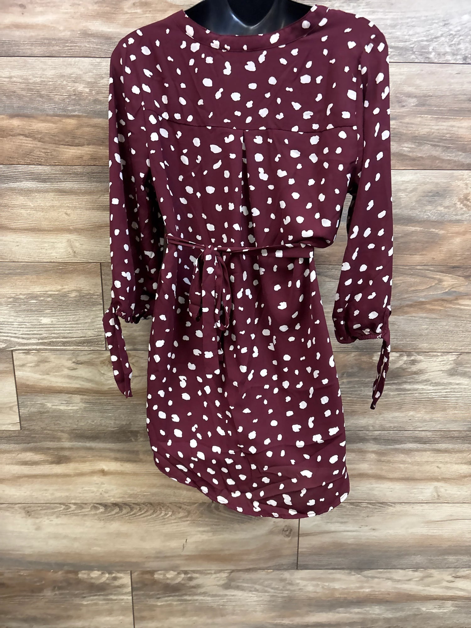 Full Moon Maternity 3/4 Sleeve Top Maroon sz Medium