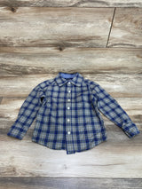 OshKosh Plaid Button-Up Shirt Green sz 4T