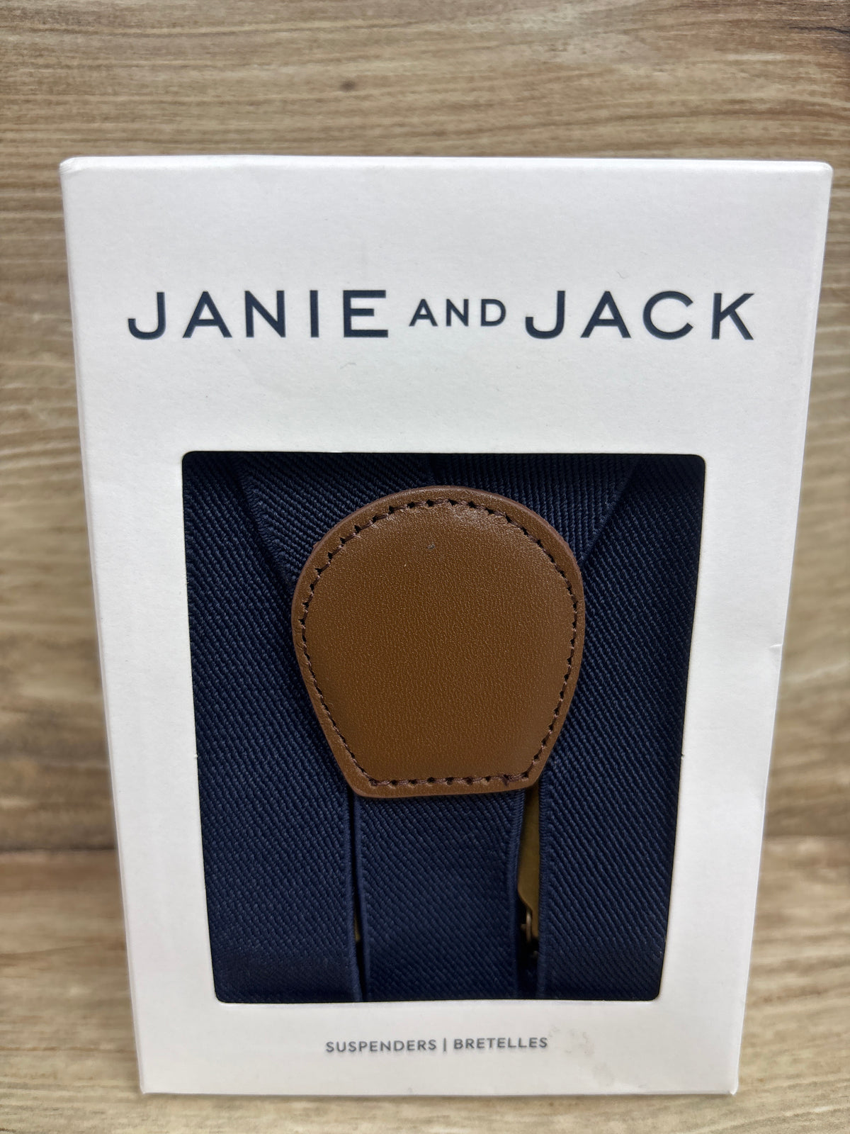 NEW Janie & Jack Classic Suspenders Navy sz 4-5T
