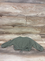 Old Navy Ribbed Pullover Sweatshirt Green sz 18-24m