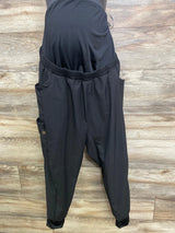 Wonderwink Maternity Scrub Jogger Pants Black sz XL