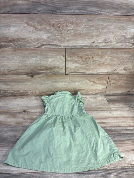 Penelope Mack Floral Embroidered Dress Green sz 4T - Me n Mommy To Be