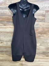 Isabel Maternity Sleeveless Unitard Jumpsuit Black sz XL