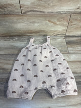 Gauze Tank Shortie Romper Brown sz 9-12m