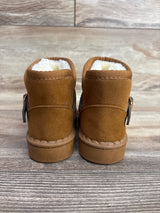 Faux-Fur Lined Suede Fashion Boots Brown sz 8c