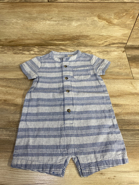 Just One You Striped Romper Blue sz 18m - Me n Mommy To Be