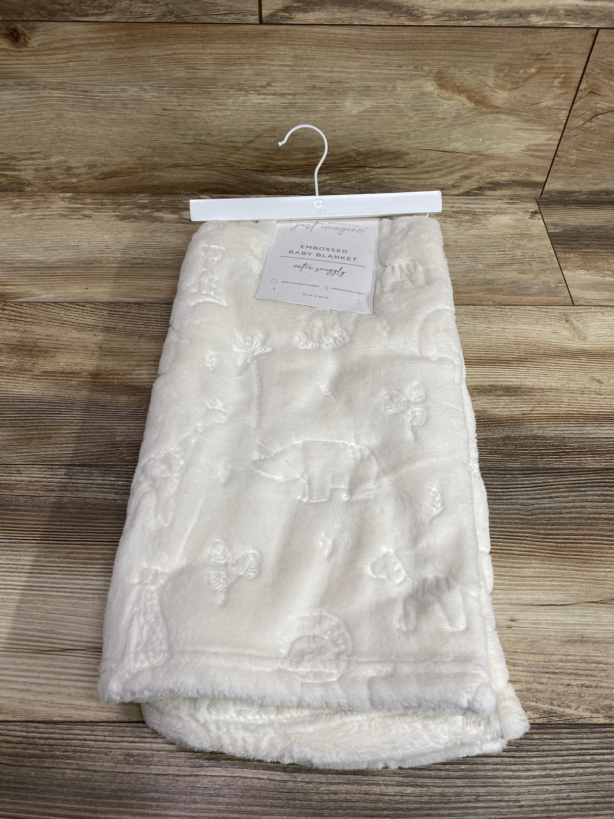 NEW Just Imagine Embossed Baby Blanket 30x40''