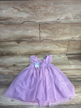 NEW Cat & Jack Lace Tulle Embroidered Dress Lilac sz 3T