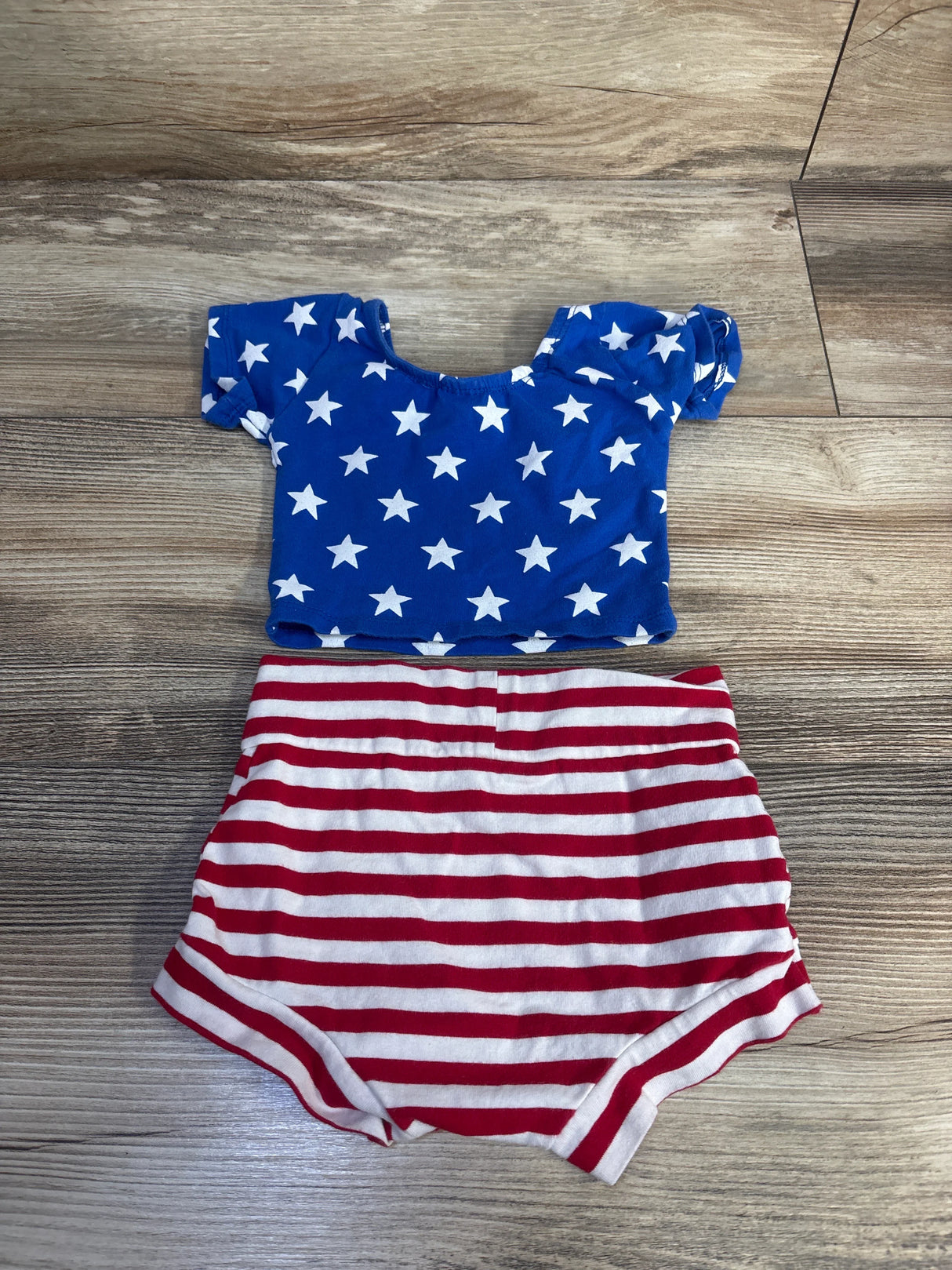 Syd & Mimi Stars & Stripes Set Blue/Red sz 3-6m