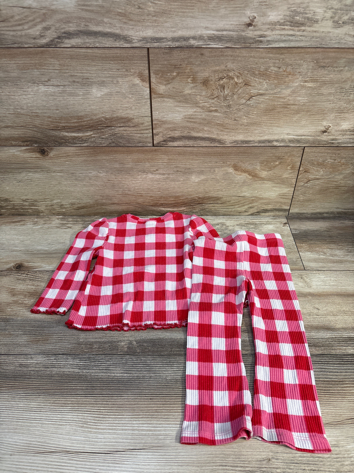 Cat & Jack 2pc Ribbed Shirt & Pants Pink sz 18m