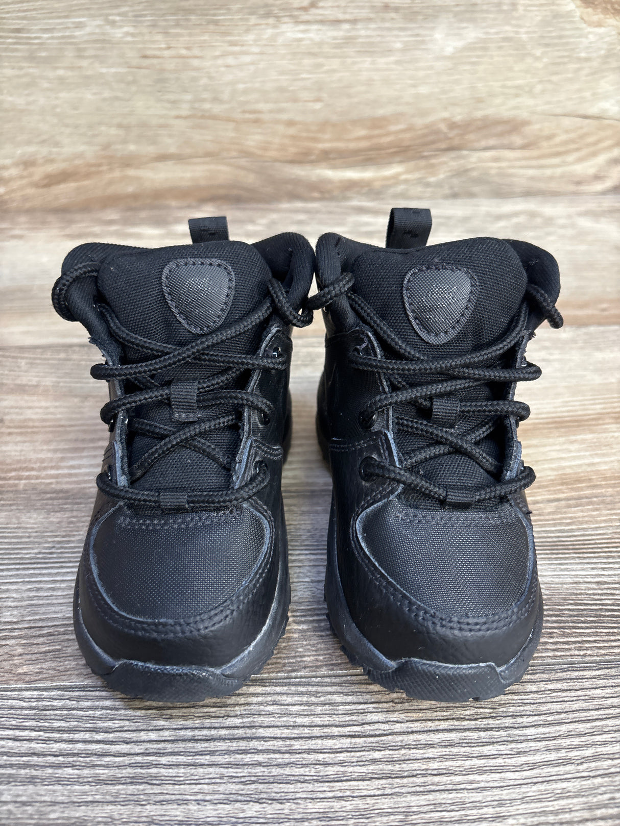 Nike Manoa Leather TD 'Triple Black' Sneakers sz 6c