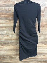 Isabel Maternity Long Sleeve Bodycon Dress Black sz Medium