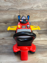 Kiddieland Mickey Mouse Lights 'N' Sounds Activity Plane Ride On