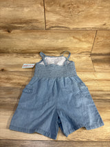 NEW Carter's Chambray Sleeveless Romper Blue sz 5T