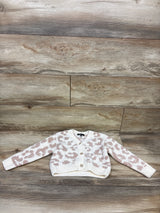 NEW DKNY Ribbed Velour Cardigan Beige sz 2T