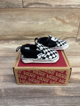 Vans Slip On V Crib Shoes Checkerboard sz 1c