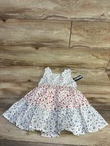 NEW Oshkosh Floral Tiered Dress White sz 2T