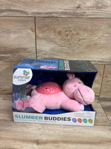 NEW Summer Infant Slumber Buddies Soother - Pink Hippo