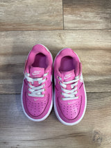 Nike Force 1 Low EasyOn TD 'Playful Pink White' Sneakers sz 9c