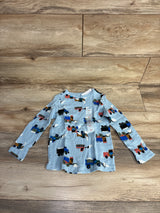 NEW Old Navy Snow Plow Waffle Knit Blue Shirt sz 4T