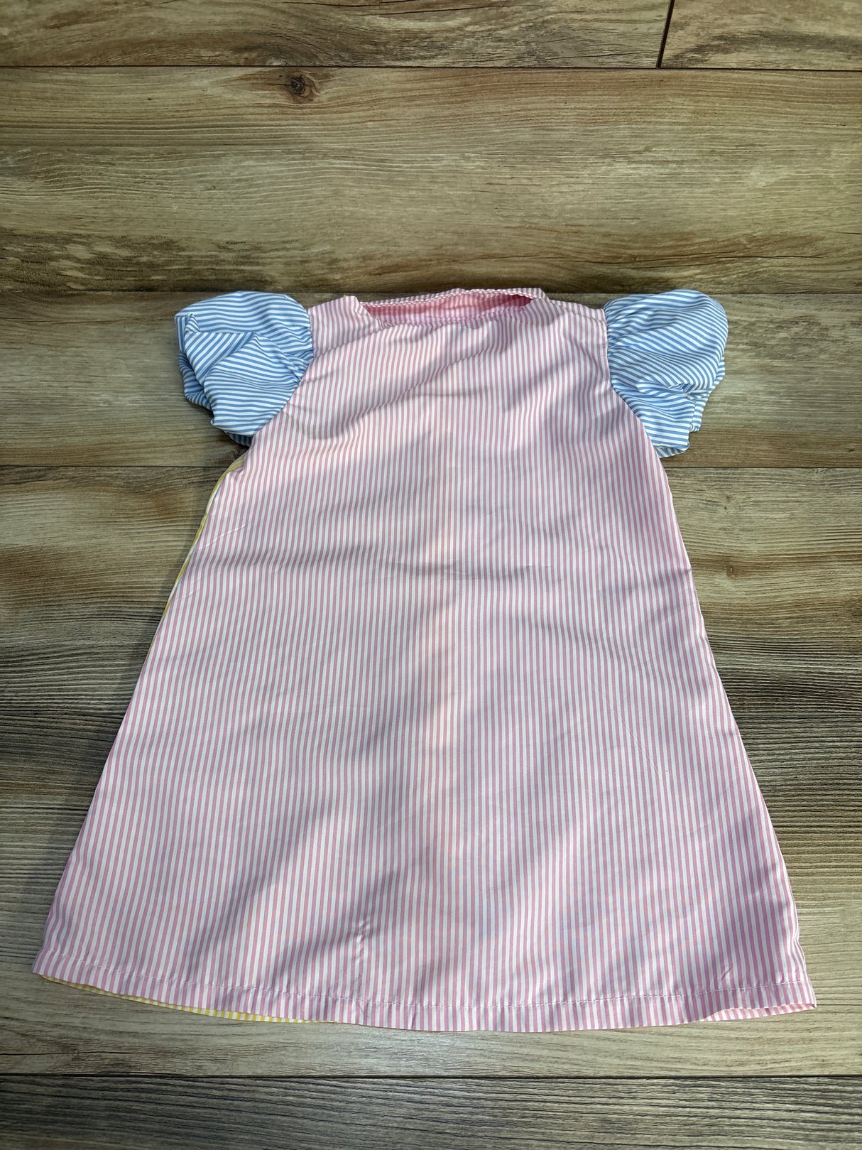 Shein Striped Colorblock Button-Collar Dress sz 2-3T