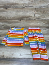 Cat & Jack 2pc Striped Pajama Set Yellow sz 4T