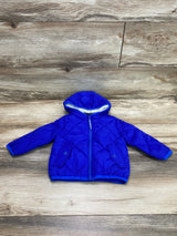 Cat & Jack Quilted Jacket Blue sz 12m