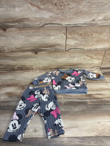 Disney Baby 2pc Quilted Minnie Mouse Sweatshirt & Jogger Set Grey sz 6-9m