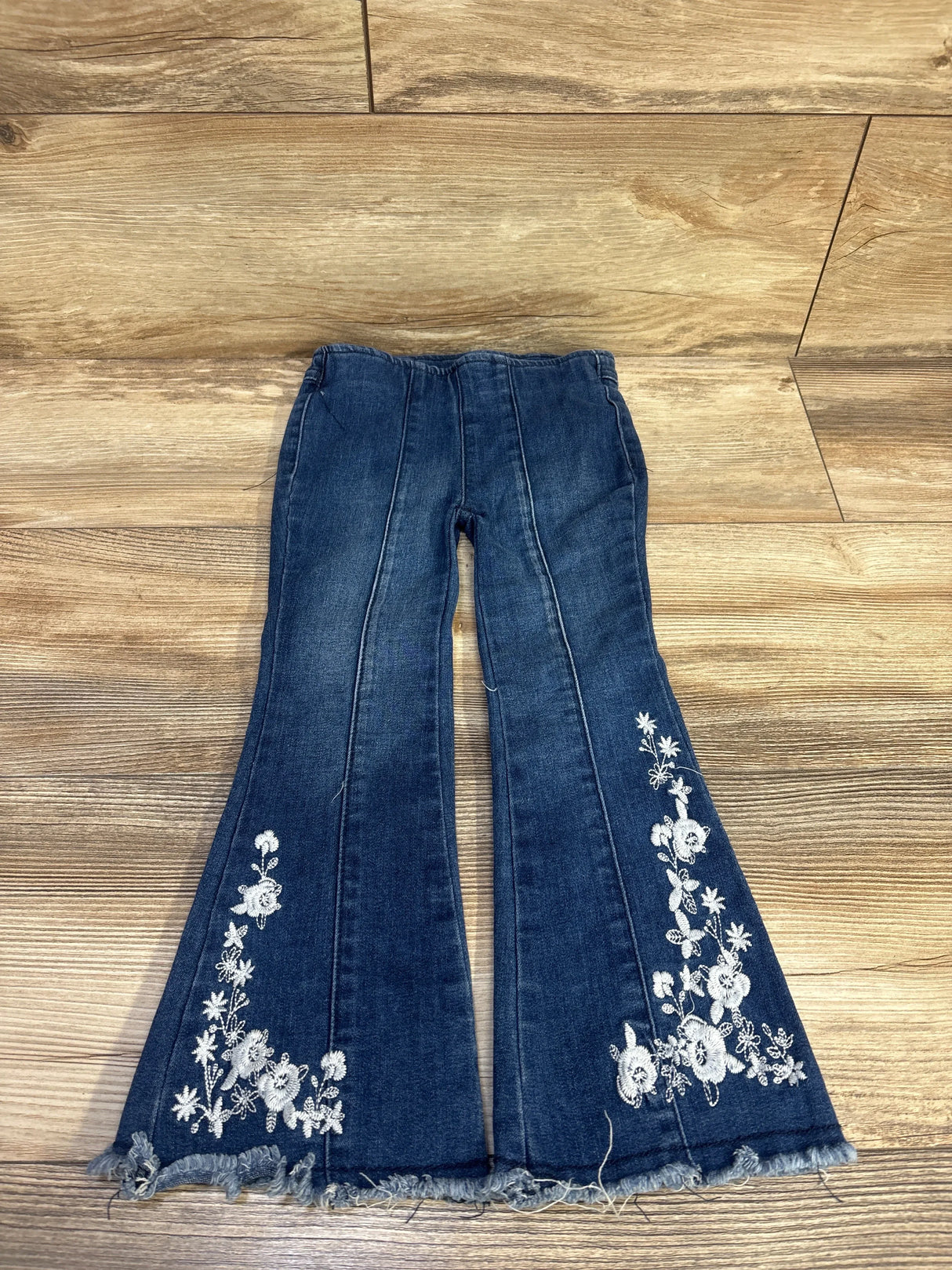 Chelsea & Violet Embroidered Flare Jeans Blue sz 2T