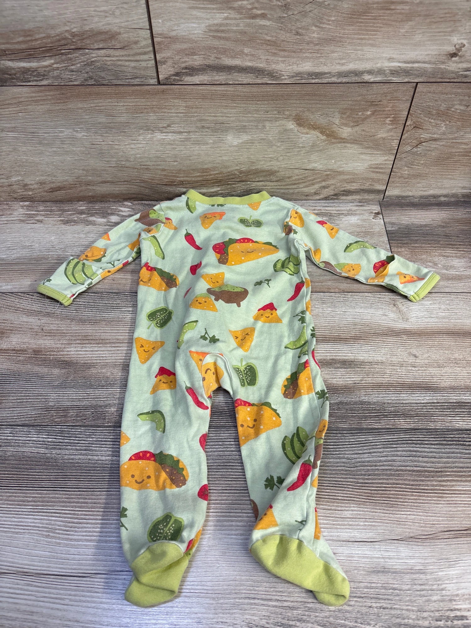 Honest Baby Taco Time Sleeper Sage sz 3-6m