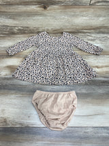 Cat & Jack Tan 2pc Leopard Dress sz 12m