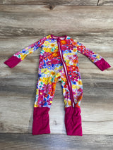 Floral Sleeper Pink sz 6m