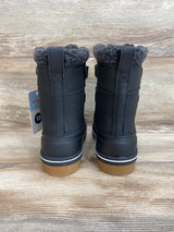 NEW Cat & Jack Kit Black Winter Boots sz 13c