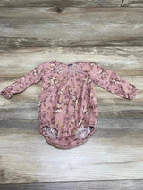 Old Navy Floral Smocked Romper Pink sz 6-12m - Me n Mommy To Be