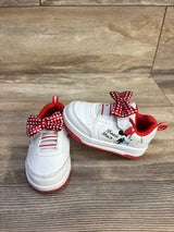 Disney Baby Minnie Mouse Bow Sneakers White sz 6c