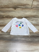 Cat & Jack Shapes I Know Shirt White sz 18m