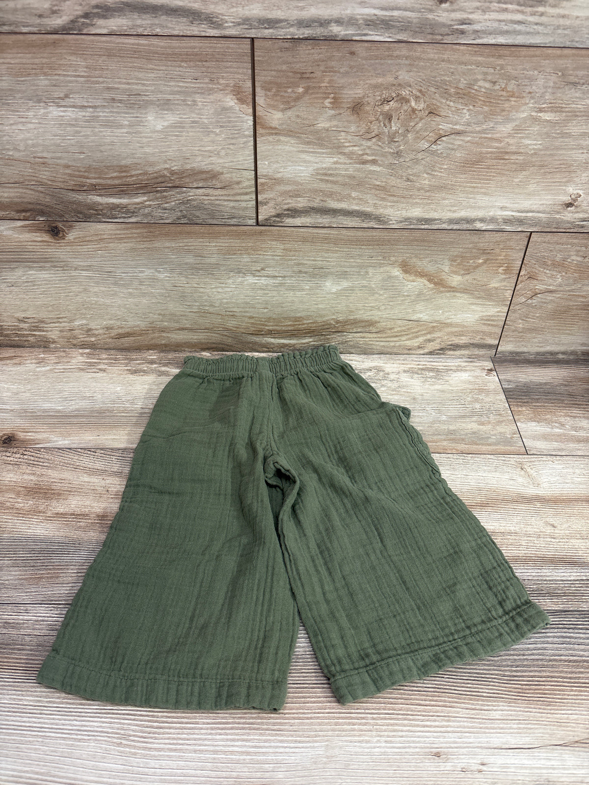 Old Navy Gauze Wide-Leg Pants Green sz 2T