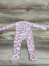 In My Jammers x Karrie Locher Halloween Print Bamboo Zipper Sleeper Pink sz 3-6m