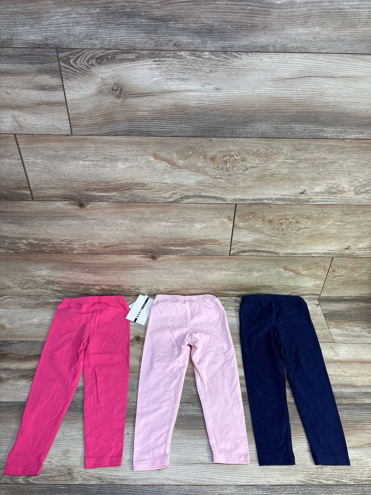 NEW Dkny 3pk Leggings Navy sz 3T