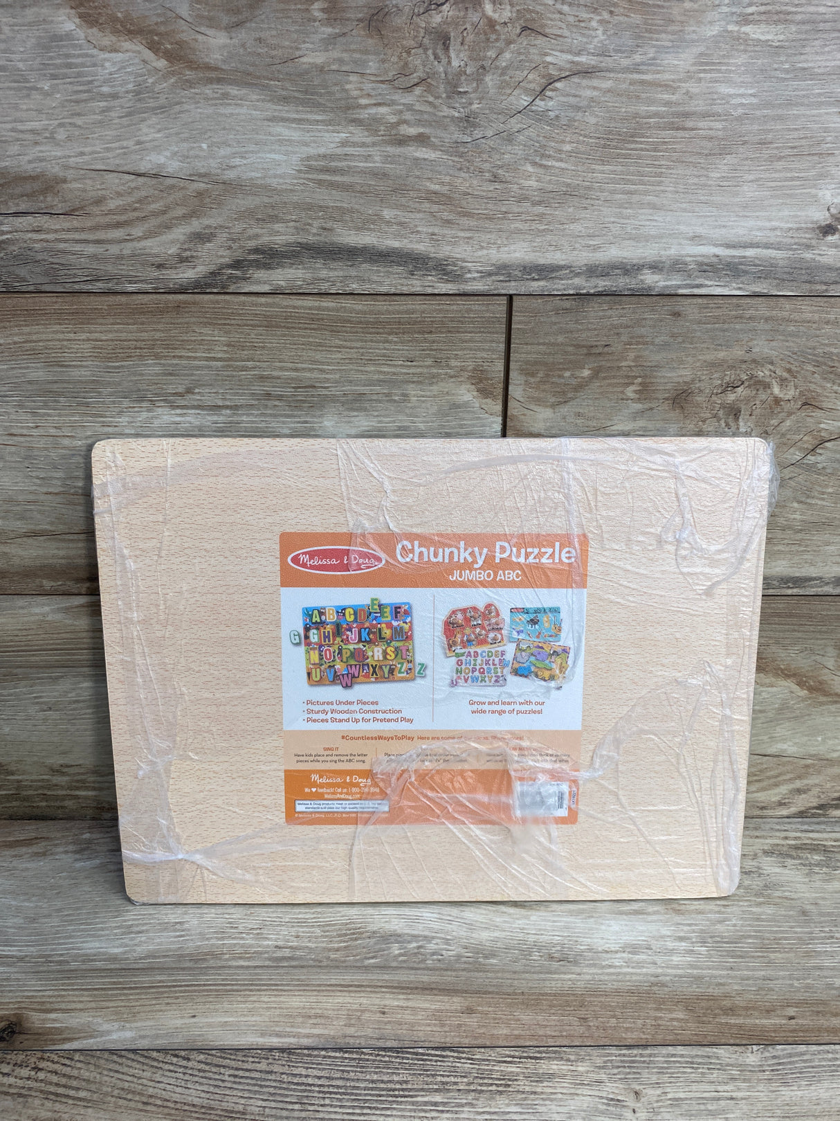 Melissa & Doug Chunky Puzzle Jumbo ABC