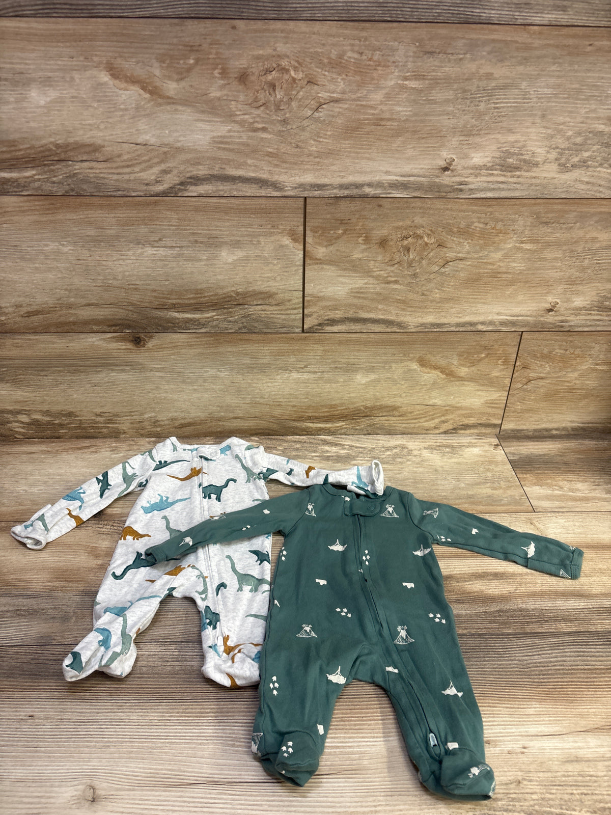 Child Of Mine 2pk Sleepers Green/Grey sz Newborn
