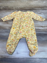 Carter's Floral Sleeper Yellow sz 6m