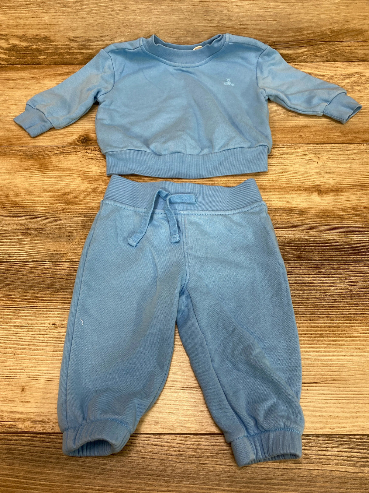 Baby Gap 2pc Sweatshirt & Joggers Blue sz 3-6m